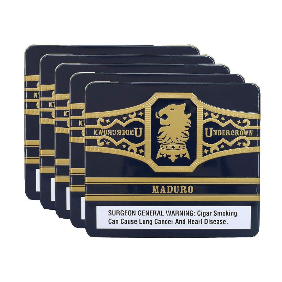 Undercrown Maduro by Drew Estate Coronet Tins (4" x 32)